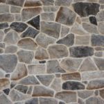 Granite Fieldstone White Mortar Swatch